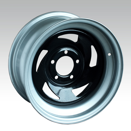 15X7 Silver Blade Wheel