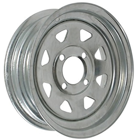12x4 Galvanized Spoke Trailer Wheel