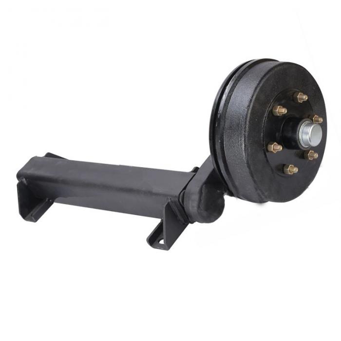 2500-3000KG Capacity,12 inch Drum Brake Half Torsion Axle Assembly
