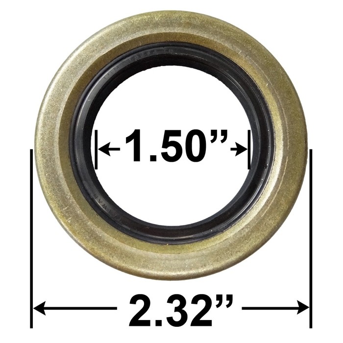 Trailer Double Lip Grease Seal 15234