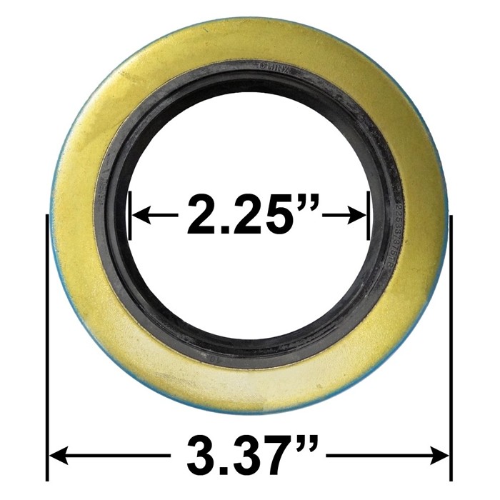 Trailer Double Lip Grease Seal 22333