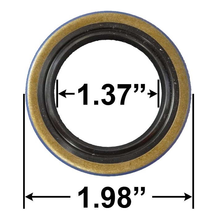 Trailer Double Lip Grease Seal 13194