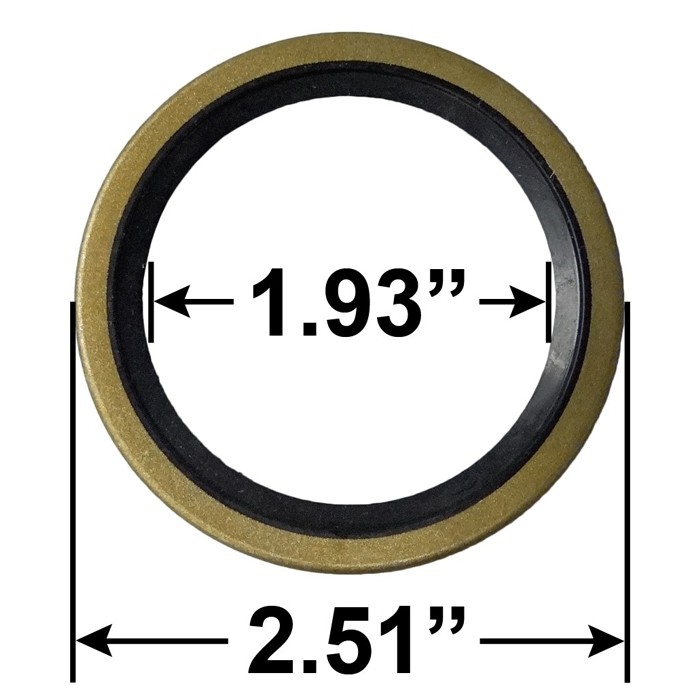Trailer Single Lip Grease Seal 1932502