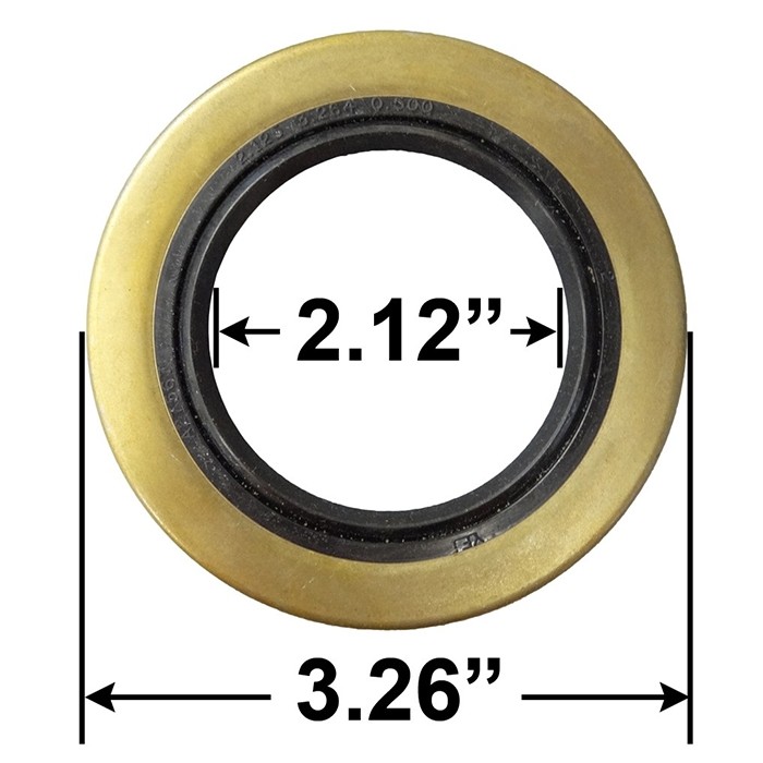 Trailer Triple Lip Grease Seal 212338UC