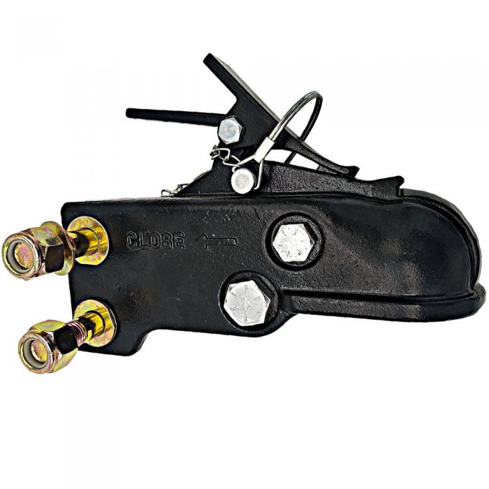TC018 2-5/16inch Hitch Ball Channel-Mount Adjustable Trailer Tongue Coupler