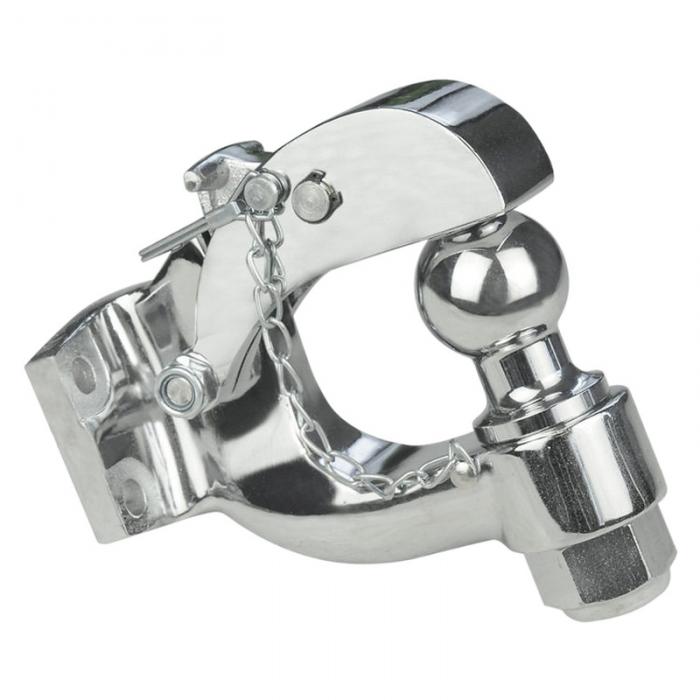 3~5ton Chromed 2-inch Trailer Towball Pintle Hook