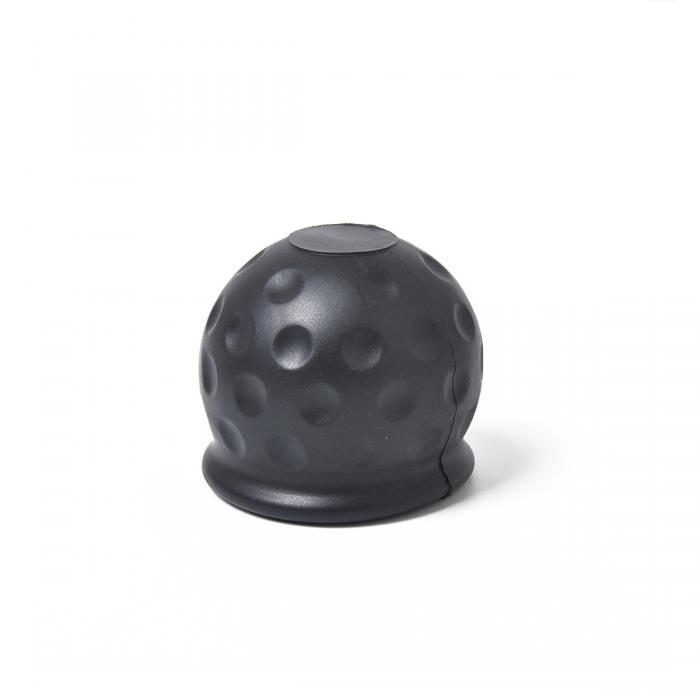 Black PVC Golf Ball Shape Towing Hitch Cover