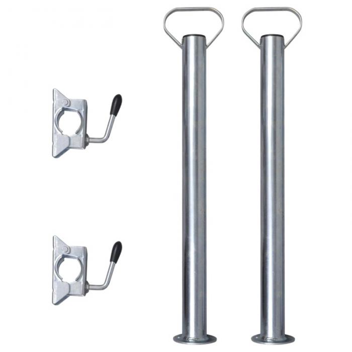 Trailer Jack Stand Drop Leg-Travel 600mm,5000lbs Capacity