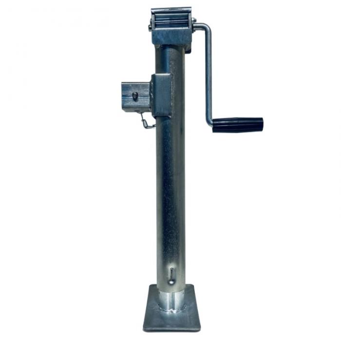 5000lbs Side Wind Round Tube with Bracket Mount Swivel Jacks