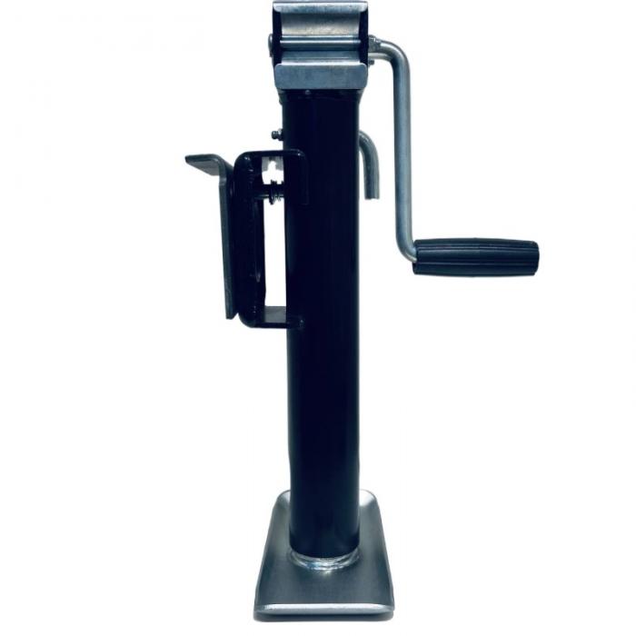 2000lbs Side Wind Round Tube with Bracket Mount Swivel Jacks