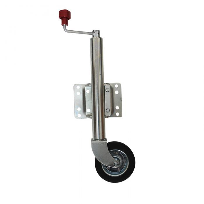 1200 Lbs 6 Inch Solid Rubber Wheel Trailer Jack Jockey Wheel