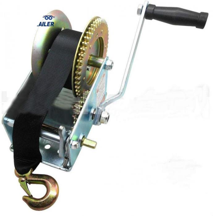 1600lbs Marine Standard Hand Winch Boat Trailer Winch