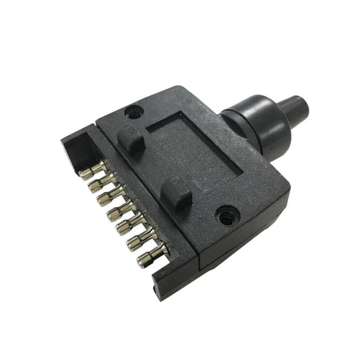 7 Pin Flat Plastic Trailer Plug
