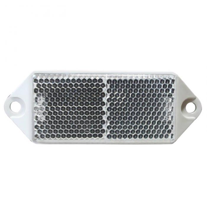 Red Self Adhesive Trailer Lattice Reflectors Plastic Rectangle Reflectors