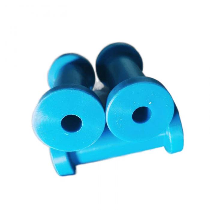8 Inch Plastic Blue Boat Trailer Keel Rollers