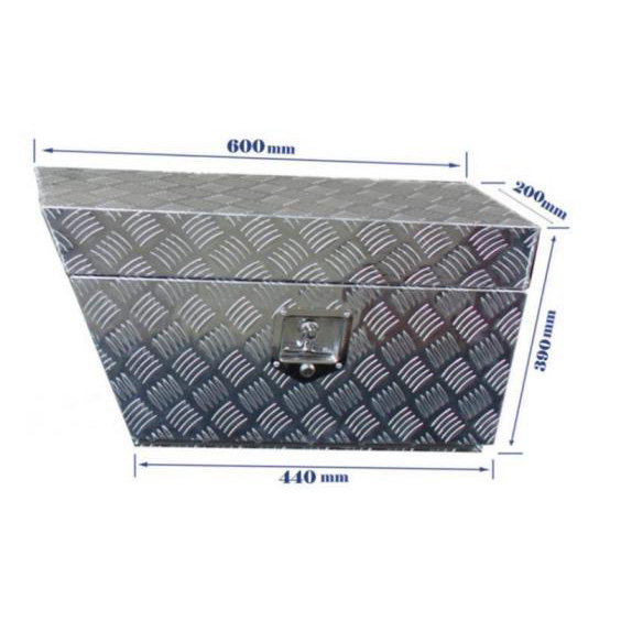 2.0mm Aluminum Plate Toolbox - 600/440X200X390 mm