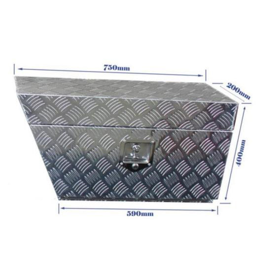 2.0mm Aluminum Plate Toolbox - 750/590x200x400mm