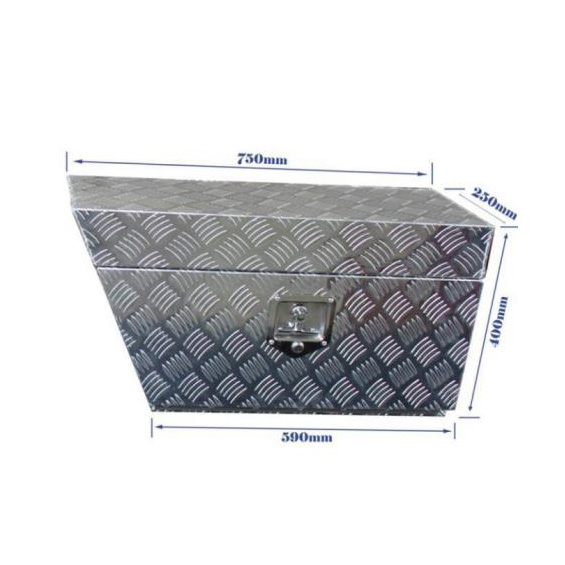 2.0mm Aluminum Plate Toolbox - 750/590x250x400mm