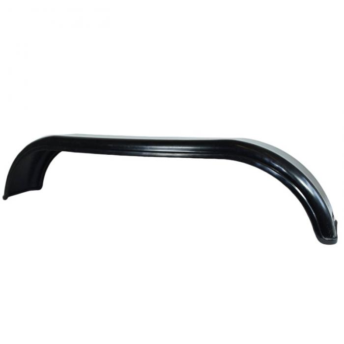 Dual Trailer Black Plastic Mudguard Fender